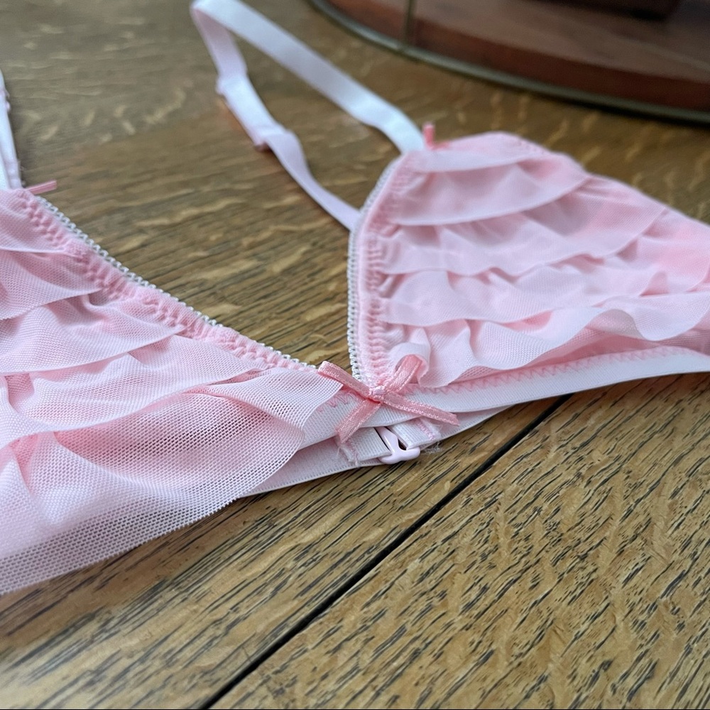 TOPSHOP Rara Frill Triangle Bra - Picture 5 of 5